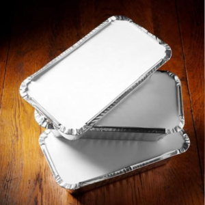 Aluminum foil and plastic wrap