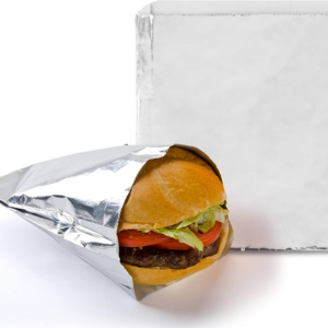 Sandwich and burger wrappers